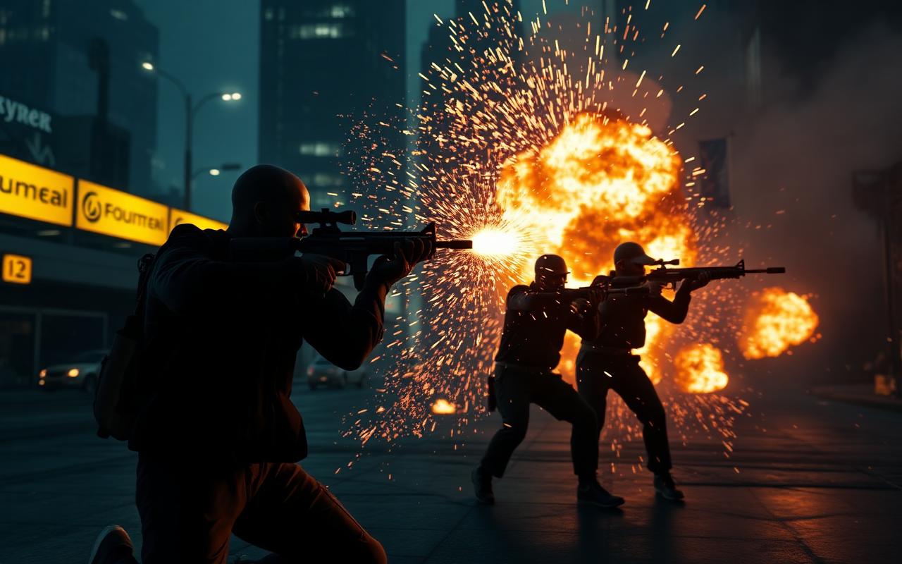 Downtown Firefight